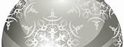 Black and Silver Christmas Clip Art