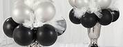 Black and White Balloon Centerpieces