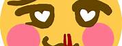 Bloody Nose Emoji Blush