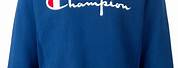 Blue Champion Logo Sweatshirt