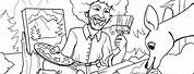 Bob Ross Coloring Book Pages