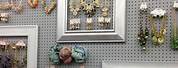 Boutique Jewelry Display Pegboard