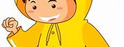 Boy in Yellow Clip Art