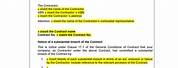 Breach of Contract Agreement Template