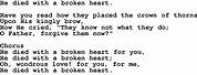 Broken Heart Song Lyrics