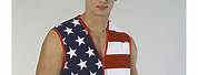 Bungee Cord American Flag Vest