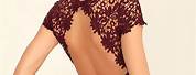 Burgundy Lace Dress Forever 21