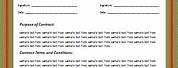 Business Contract Forms Templates Free