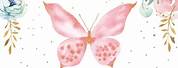 Butterfly in Blossom Birthday Template