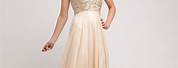 Champagne Color Prom Dress