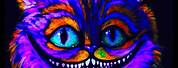 Cheshire Cat Spray Paint Wallpaper