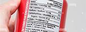 Coke Can Nutrition Label