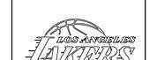 Coloring Pages Basketball Teams Lakers