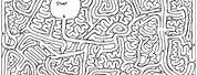 Coloring Pages Free Printable Mazes for Kids
