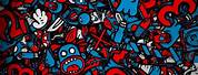Colourful Cartoon Wallpapers On Black Background