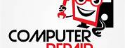 Computer Repair Shop Poster Logo