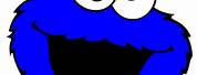 Cookie Monster Blue Background SVG