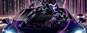 Cool Neon Wallpaper Black Panther