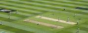 Cricket Retro Images Birds Eye View of Pitch