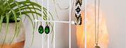 DIY Necklace Stand Jewelry Display