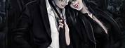 Dark Anime Vampire Couple