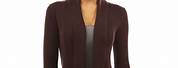 Dark Brown Cardigan Sweater