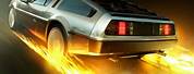 DeLorean Car Wallpaper Back to the Future
