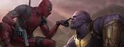 Deadpool vs Thanos Wallpaper