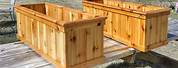 Decorative Cedar Planter Box
