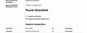 Diesel Truck Maintenance Checklist