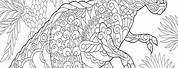 Dinosaur Coloring Pages Advanced