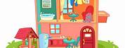 Doll House Cartoon Vector