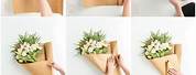 Easy DIY Flower Bouquet Wrap