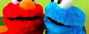Elmo and Cookie Monster Wallpaper