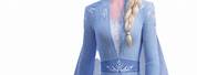 Elsa Frozen 2 Full Body White Dress