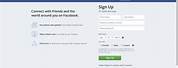 Facebook Login Page Username and Password