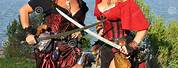 Female Pirate Sword Fight