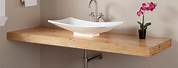 Floating Bathroom Vanity with Bowl Sink