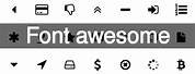Font Awesome SVG Icons