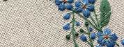 Forget Me Nots Flower Embroidery Pattern