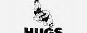 Free Hugs Wrestling SVG
