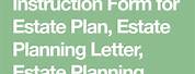 Free Letter of Instruction Template Estate Planning