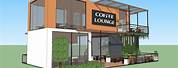 French Coffee Shop Exterior 3D Warehouse