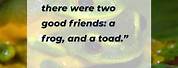 Frog and Toad Friendship Quotes