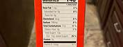 Fruity Pebbles Cereal Nutrition Label