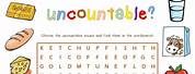 Fun Activities of Countable and Uncountable Nouns
