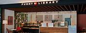 Funny Library Coffee Shop Logo