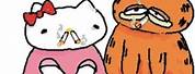 Garfield and Hello Kitty Drawing