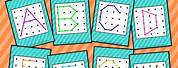 Geoboard Letter Cards