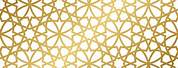 Geometric Pattern Gold No Background